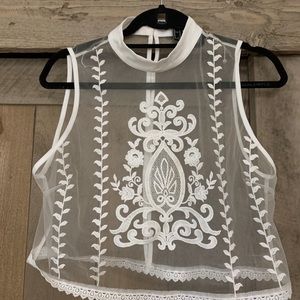 Forever 21 see through top.